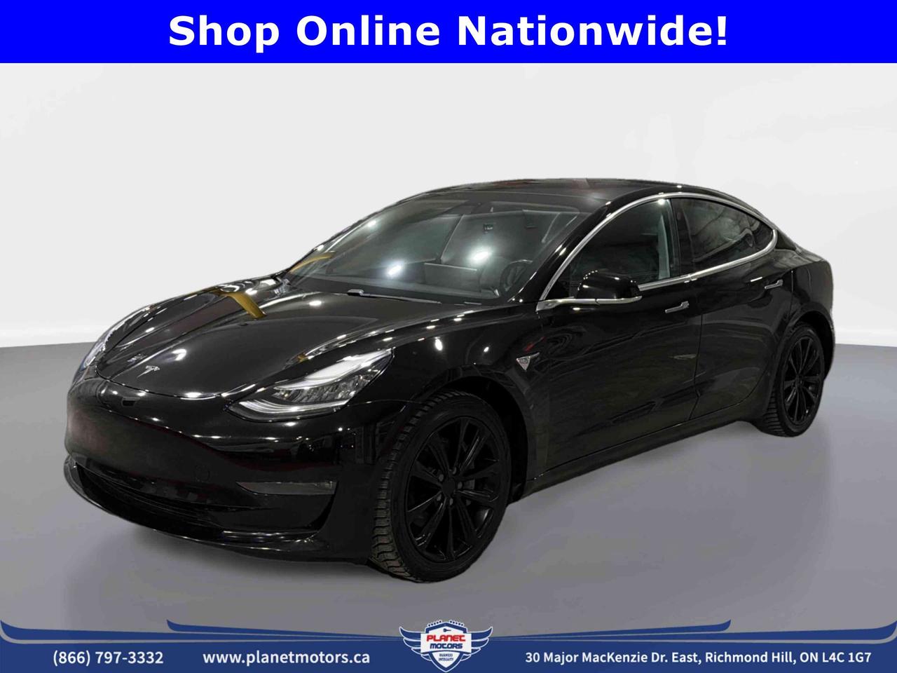 2019 Tesla Model 3 Standard Range Plus -- 101,850 km, Solid Black, non-smoker.<br /><br />High-mileage Tesla priced accordingly. EV ownership is low-maintenance -- no oil changes, fewer moving parts. Clean CARFAX. QUICK FACTS<br /><br />KM / Colour / Drive: 101,850 km | Solid Black | Rear-Wheel Drive<br /><br />Autopilot: Included standard | FSD-capable -- subscription required ($99/month via Tesla app)<br /><br />Factory Spec Range: 386 km (EPA official rating -- 2019 Model 3 Standard Range Plus)<br /><br />Battery Health: Verified<br /><br />Warranty: Remaining Tesla factory warranty may apply | Planet Motors EV Extended Plan available OAC<br /><br />CARFAX: CLEAN -- No accidents reported | Non-smoker confirmed<br />Interior: Black Leather CONDITION<br /><br />Planet Motors Near-New Certified -- mechanically inspected,<br /><br />professionally detailed, cosmetic damage-free.<br /><br />*** PLANET MOTORS DIFFERENCE - PEACE OF MIND PRICING! ***<br /><br /><br />CASH PRICE = FINANCE PRICE = THE SAME PRICE!<br /><br />>>> NO HIDDEN CHARGES - NO CASH SURCHARGES! <<br /><br />While 99% of dealers charge $1,000-$2,500 EXTRA for cash purchases,<br />at Planet Motors you pay THE SAME PRICE whether you pay cash or finance!  WHY CHOOSE PLANET MOTORS?<br /><br />* TRUE TRANSPARENT PRICING - What you see is what you pay<br />* NO CASH PENALTIES - Pay however you want, same price<br />* NO FINANCE PRESSURE - Choose whats best for YOU<br />* HONEST PRICING - No games, no tricks, no surprises<br />* PEACE OF MIND - Buy with confidence<br /> The price you see is the price you pay - PERIOD.<br />Cash, finance, bank draft - your choice, same great price!<br /><br />VEHICLE CERTIFICATION & PRICING<br /><br />CERTIFICATION STATUS:<br />As per OMVIC regulations, this vehicle is not certified and not drivable.<br />> Certification Available: $595 + HST (complete safety inspection included)<br />> Your Choice: Arrange your own certification at any licensed Ontario facility WHAT YOU SEE IS WHAT YOU PAY:<br /><br />- Advertised price is the REAL PRICE (cash or finance - same!)<br />- Does not include HST (13%) and licensing fees<br />- Optional certification: $595 + HST<br />- Buy online or visit us at PlanetMotors.ca<br />TRADE-IN YOUR VEHICLE - GET PAID IN 48 HOURS!<br /><br />Our Instant Cash Offer (ICO) program:<br />* Fair market value - no lowball offers<br />* Payment in 48 hours - guaranteed<br />* No haggling, no pressure<br />* We buy your car even if youre not buying from us<br /> Text 416-985-2277 or visit PlanetMotors.ca for your instant offer.<br /><br /><br />IMPORTANT INFORMATION<br /><br />CASH vs FINANCE - YOUR CHOICE, SAME PRICE:<br /><br />Planet Motors does not charge extra for cash purchases.<br />Whether you pay cash, finance, or bank draft - you pay the<br />advertised price. No surcharges. No exceptions. GENERAL TERMS:<br /><br />- Pricing for retail customers (dealer/rental pricing may differ)<br />- Photos may not reflect exact specifications - verify before purchase<br />- Large payments ($5,000+) subject to approval for security purposes<br />- Financing available - competitive rates (O.A.C.)<br />- All information accurate at time of posting, subject to change<br /><br />Experience the Planet Motors Difference!<br />PlanetMotors.ca | 416-985-2277<br />30 Major Mackenzie Dr E, Richmond Hill, ON | OMVIC #5482807<br />