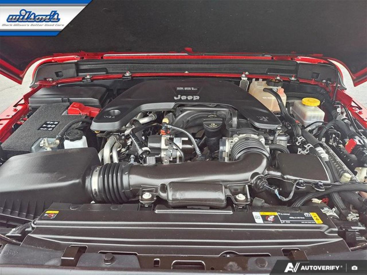 2021 Jeep Wrangler Unlimited Sahara | V6 | Leather | Tow Pkg | Nav | Adaptive Cruise | Alpine Audio | and More ! Photo