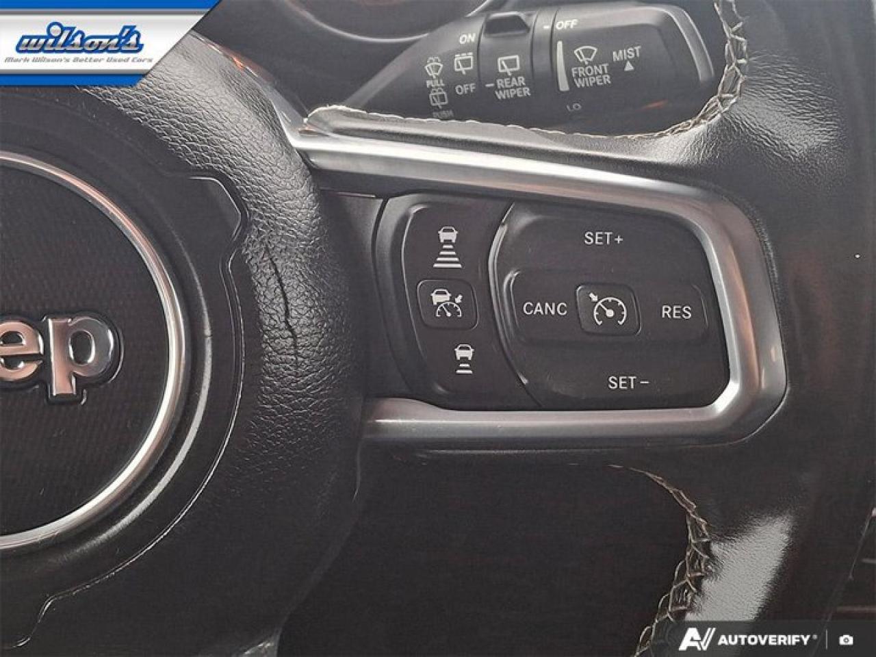 2021 Jeep Wrangler Unlimited Sahara | V6 | Leather | Tow Pkg | Nav | Adaptive Cruise | Alpine Audio | and More ! Photo