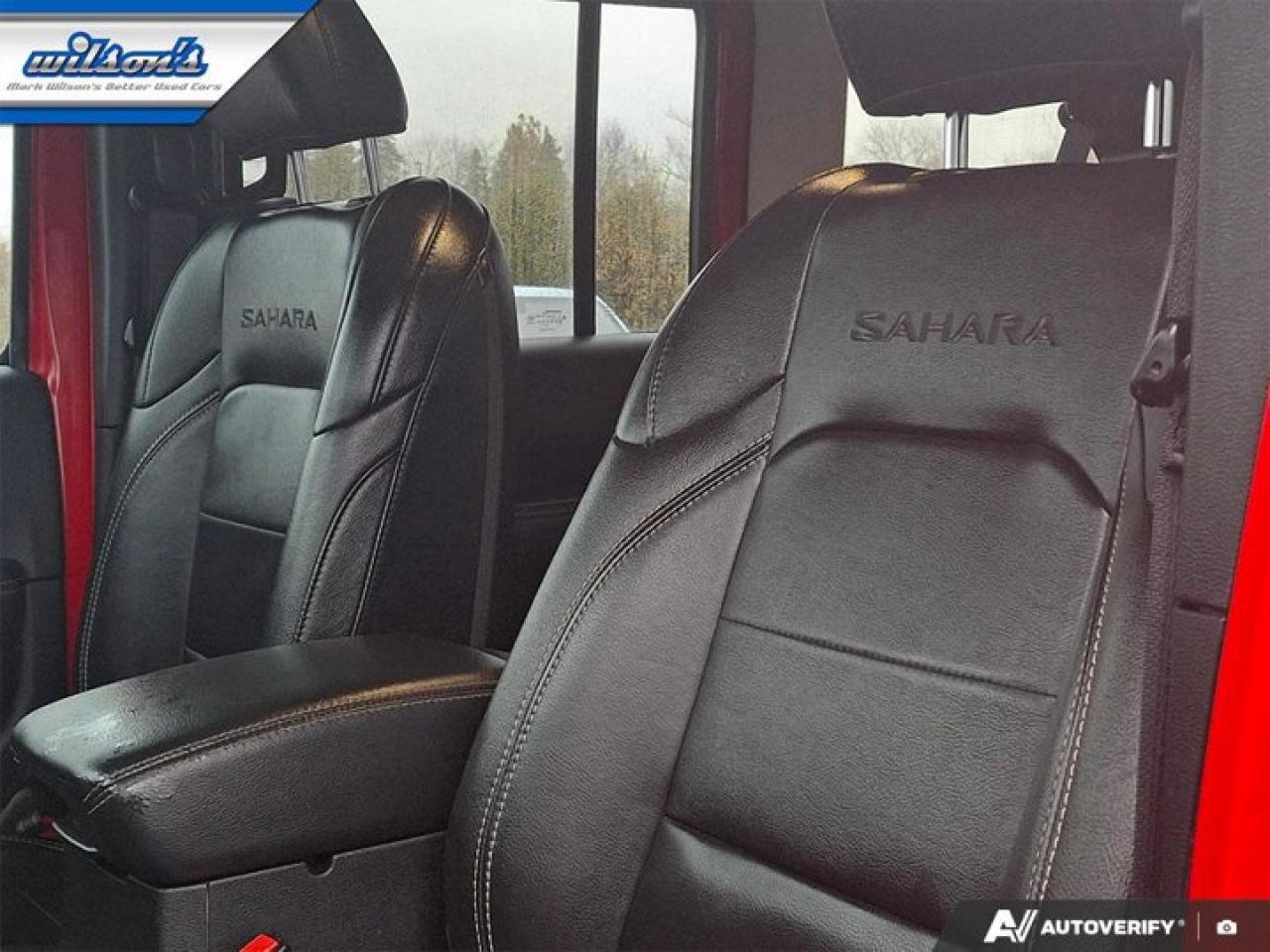 2021 Jeep Wrangler Unlimited Sahara | V6 | Leather | Tow Pkg | Nav | Adaptive Cruise | Alpine Audio | and More ! Photo