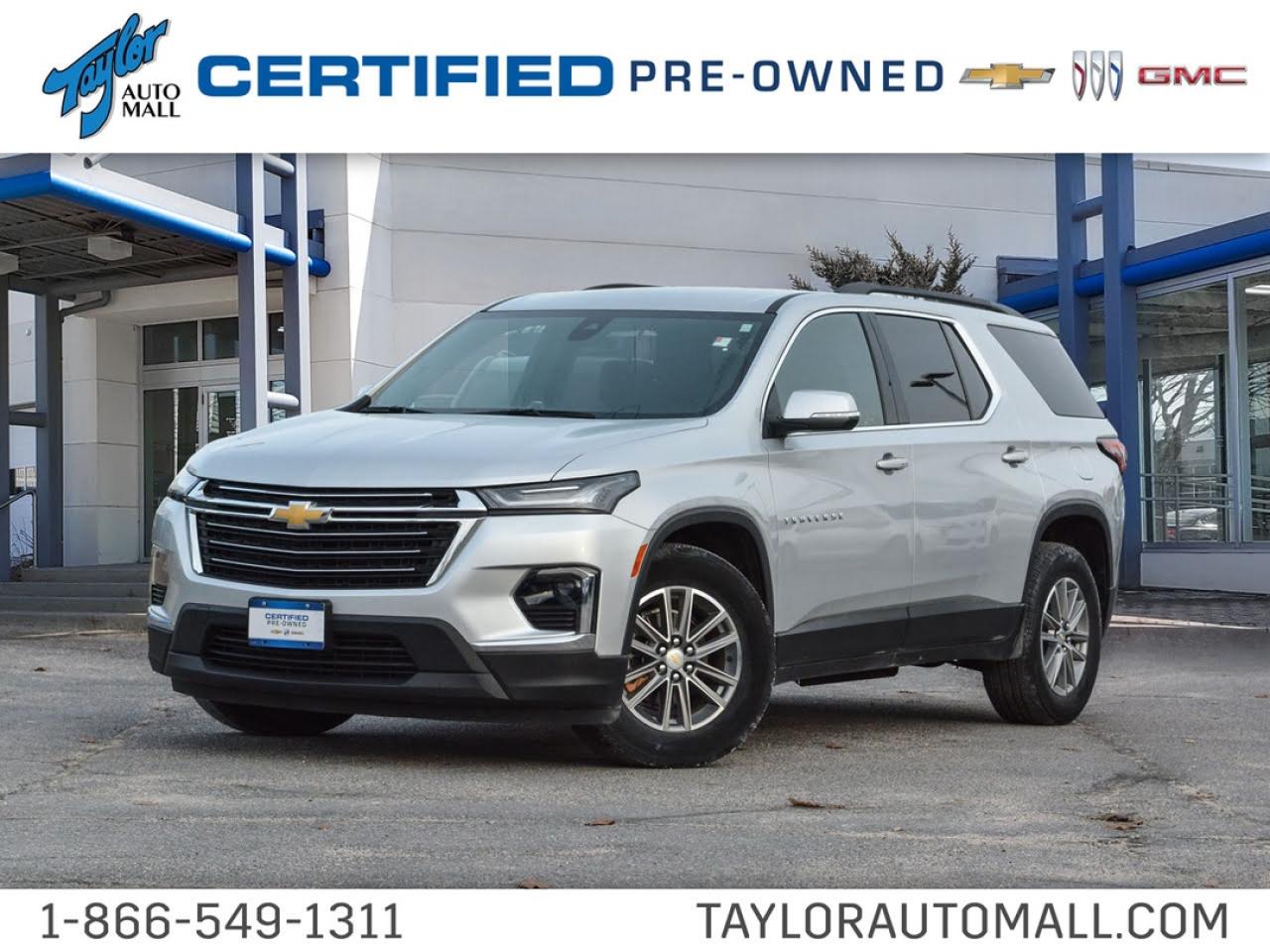 Used 2022 Chevrolet Traverse LT Cloth for sale in Kingston, ON