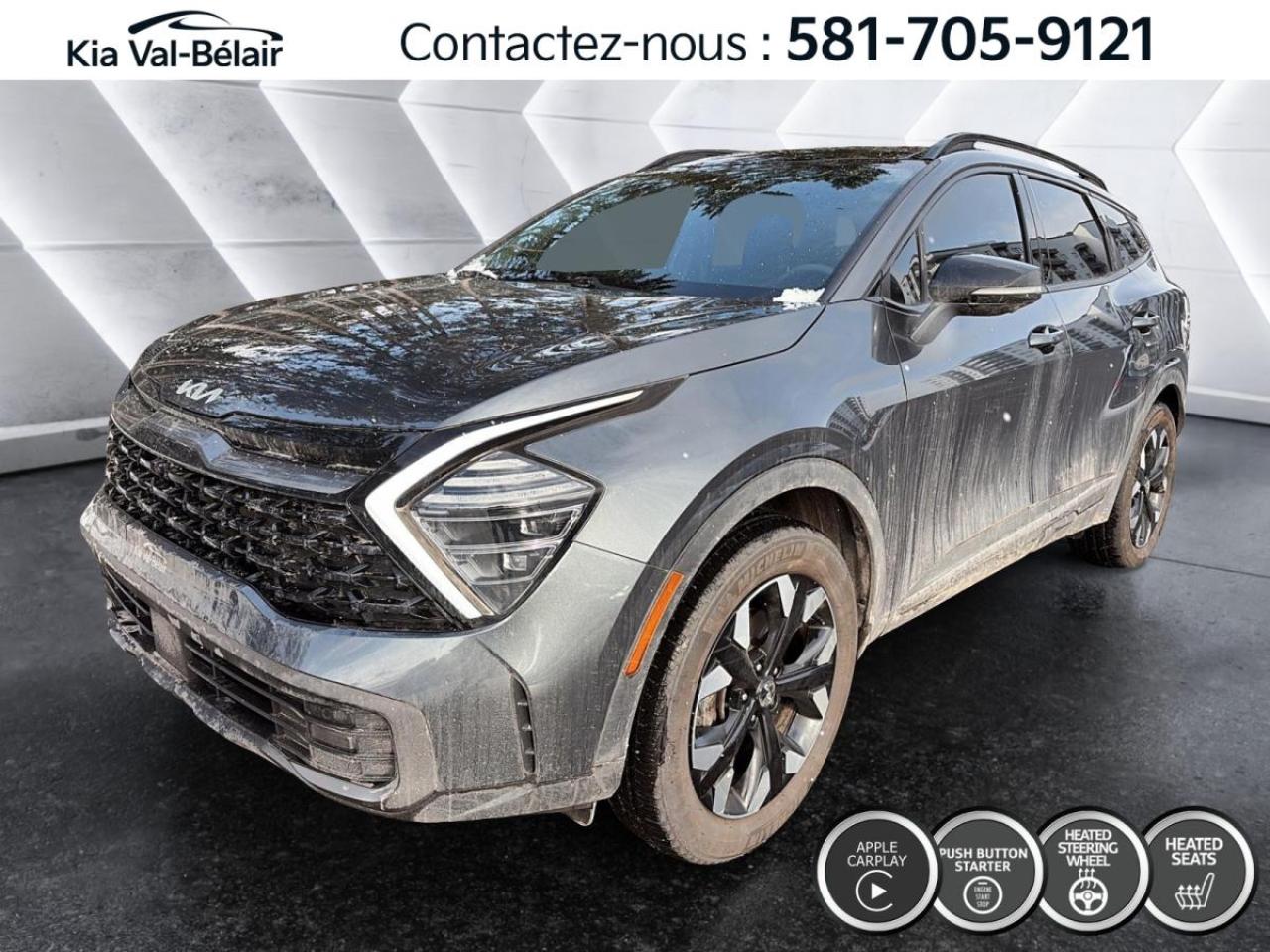 Used 2023 Kia Sportage X-LINE LIMITED * AWD * CAMÉRA * SIÈGE CHAUFF * CARPLAY for sale in Québec, QC