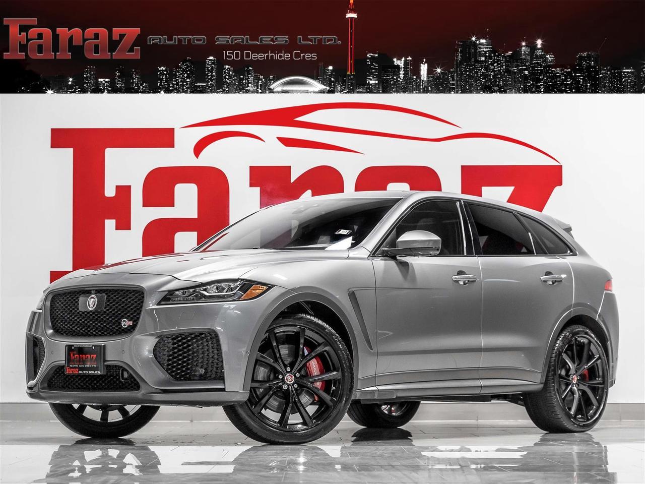 2020 Jaguar F-PACE $398 BI WEEKLY $5000 DOWN |SVR|V8|ADAPT CRZ|360CAM|HEADS-UP|PARK ASSIST|MERIDIAN|LOADED Photo