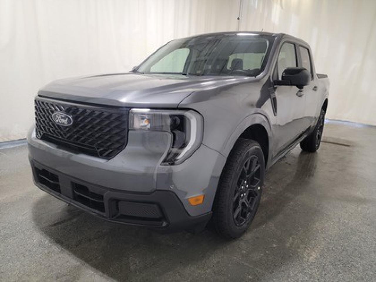 This all-new 2026 Ford Maverick Lariat 501A looks absolutely stunning in Carbonized Grey Metallic. This versatile compact pickup is powered by a 2.5L Hybrid engine this truck delivers 191 horsepower and 155 lb-ft of torque, with a 94-kW electric motor paired with a CVT transmission for smooth performance. The Maverick is designed to provide an efficient 6.6L/100 km (43 Mile Per Gallon) combined fuel economy, making it a practical yet powerful option for city and highway driving.

Key Features:
Lane-Keeping System
Tire Inflator and Sealant Kit
Ford Connectivity Package
B&O Sound System by Bang & Olufsen with HD Radio (8 Speakers, including Subwoofer)
Ford Co-Pilot360 Assist 2.0
360-Degree Camera
Adaptive Cruise Control with Lane Centering
Blind Spot Information System (BLIS®) with Cross-Traffic Alert
Heated Front Seats & Heated Steering Wheel
LED Box Lighting
Remote Start System
Spray-In Bed Liner
19 Machined-Painted Aluminum Wheels
Power Tailgate Lock
Pre-Collision Assist with Automatic Emergency Braking
Trailer Sway Control
Rear View Camera
SYNC® 4 with Enhanced Voice Recognition
Wireless Apple CarPlay® & Android Auto
Black Appearance Package
Engine Block Heater

The 2026 Maverick Lariat 501A is built to handle Saskatchewans extreme weather and road conditions, ensuring a premium driving experience. With heated front seats, a heated steering wheel, power-adjustable drivers seat, rear under-seat storage bins, and intuitive safety features, this truck is perfect for drivers who want a balance of efficiency, comfort, and high-tech convenience.

Bennett Dunlop Ford, proudly serving Regina for over 40 years, is conveniently located at 770 Broad Street. With over 3,500 Google reviews, our reputation reflects our commitment to providing a fast, easy, and enjoyable vehicle-buying experience. We eliminate the hassle with no admin or documentation fees, transparent upfront pricing that lets you shop with total confidence. But were more than just a dealershipwere driven to make a difference by supporting local community initiatives and events that matter to you. Visit Bennett Dunlop Ford today and experience why were Reginas trusted choice for quality vehicles, exceptional service, and a genuine commitment to driving change in our community!