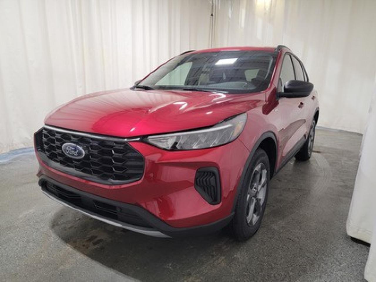 This all-new 2026 Escape ST-Line 300A looks absolutely stunning in Rapid Red Metallic. This 5-passenger all-wheel drive crossover is equipped with the 1.5L EcoBoost® engine. This remarkable engine not only produces 181 horsepower and 190 ft-lbs of torque, but by leveraging EcoBoost® technology and an 8-speed automatic transmission, this crossover is rated to get an estimated 8.4L/100km (34 miles per gallon) combined highway/city fuel economy.

Key Features:
All Weather Package
Heated Front Seats
Heated Premium Wrapped Sport Steering Wheel
Heated Mirrors
Remote Start
18 Rock Metallic Painted Aluminum Wheels
8-Way Power Driver Seat
Power Windows
LED Headlamps
LED Taillamps
Ford Co-Pilot360
SYNC® 4 W/8 LCD Capacitive Touchscreen
Wireless Apple CarPlay® and Android Auto Compatibility
Mini Spare Wheel/Tire

Saskatchewan has a challenging climate, but the Escape ST-Line is a tough SUV designed with features and technology to keep you comfortable and safe. This specific vehicle is loaded with 4-wheel disc brakes, 18 all season tires, Dual zone electronic climate control, AdvanceTrac® with RSC® (Roll Stability Control), AWD, BLIS® (Blind Spot Information System) with Cross-Traffic Alert with Braking, Active Grille Shutters, Privacy Glass, Pedestrian Detection, Dynamic Brake Support, and more, ensuring you're prepared for any journey.

Bennett Dunlop Ford, proudly serving Regina for over 40 years, is conveniently located at 770 Broad Street. With over 3,500 Google reviews, our reputation reflects our commitment to providing a fast, easy, and enjoyable vehicle-buying experience. We eliminate the hassle with no admin or documentation fees, transparent upfront pricing that lets you shop with total confidence. But were more than just a dealershipwere driven to make a difference by supporting local community initiatives and events that matter to you. Visit Bennett Dunlop Ford today and experience why were Reginas trusted choice for quality vehicles, exceptional service, and a genuine commitment to driving change in our community!