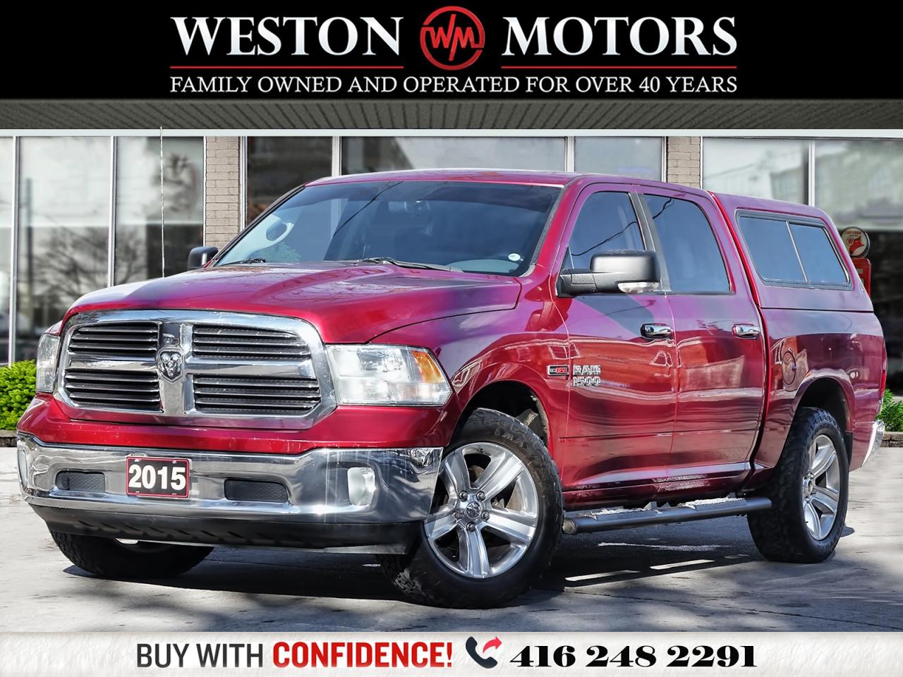 2015 RAM 1500 SLT*HEATED SEATS*REVCAM*NAVI*4X4*HEATED WHEEL