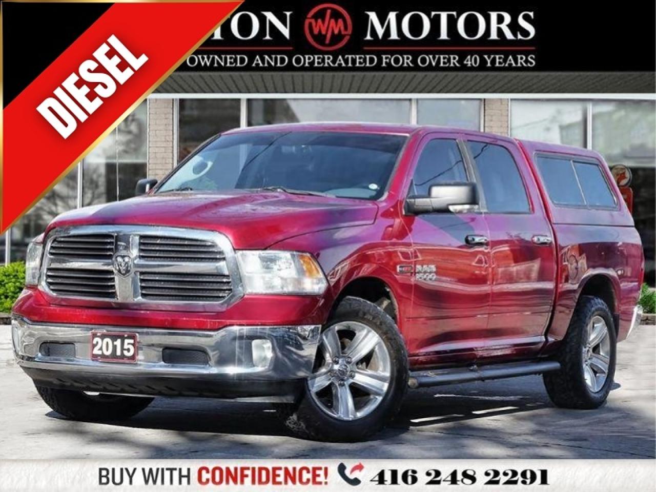 2015 RAM 1500 SLT*HEATED SEATS*REVCAM*NAVI*4X4*HEATED WHEEL