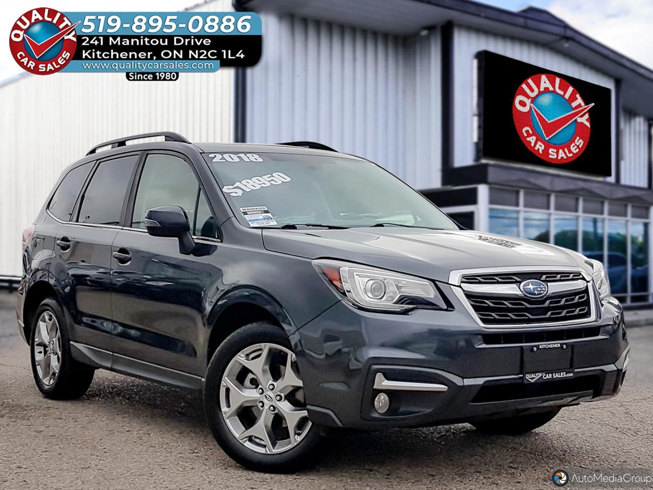 Used 2018 Subaru Forester 2.5i Limited *LEATHER-SUNROOF-NAVIGATION* for sale in Kitchener, ON