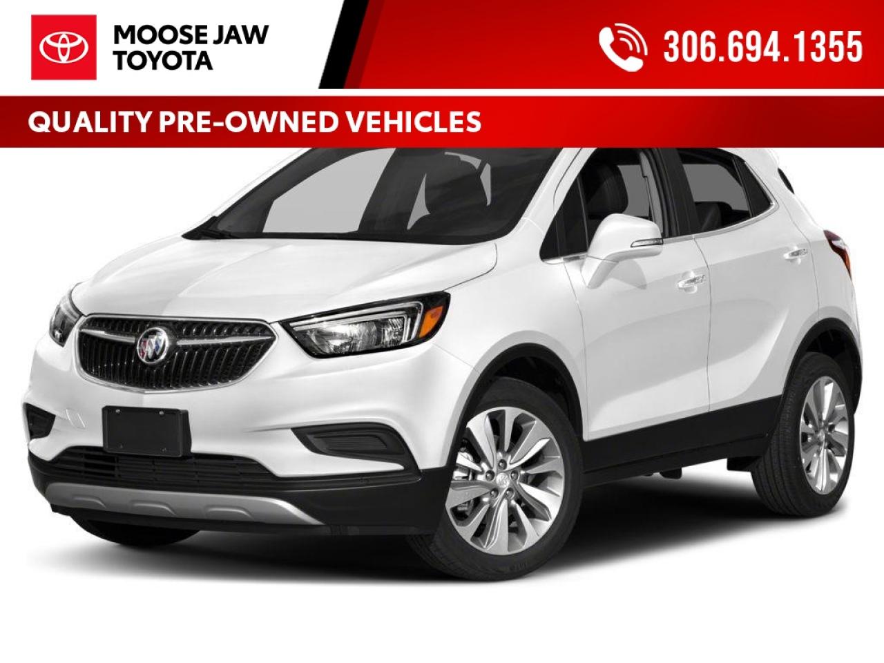 Used 2017 Buick Encore Compact luxury with all-weather confidence. This 2017 Encore AWD Essence offers premium features, smooth performance, and Buick’s refined comfort. for sale in Moose Jaw, SK