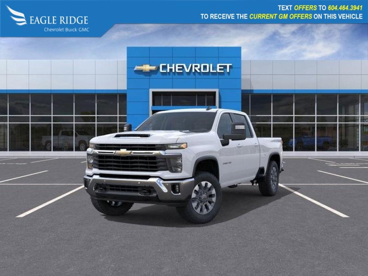 New 2026 Chevrolet Silverado 3500HD LT 13.4-inch infotainment touchscreen, 12.3-inch digital driver display, wireless Apple CarPlay and Android Auto, Bluetooth, WiFi compatibility, six-speaker audio system, automatic emergency braking for sale in Coquitlam, BC