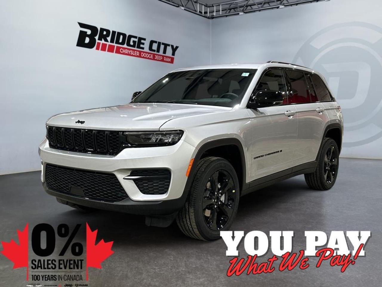 New 2025 Jeep Grand Cherokee Laredo Adaptive Cruise, Remote Start for sale in Lethbridge, AB