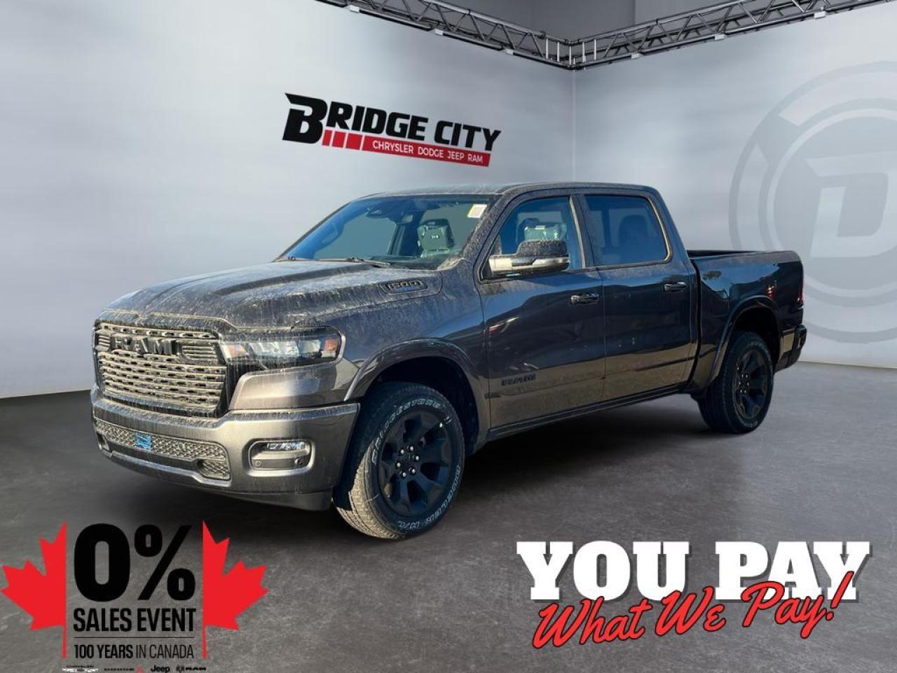 New 2025 RAM 1500 Big Horn Heated Seats and Wheel, Adaptive Cruise! for sale in Lethbridge, AB