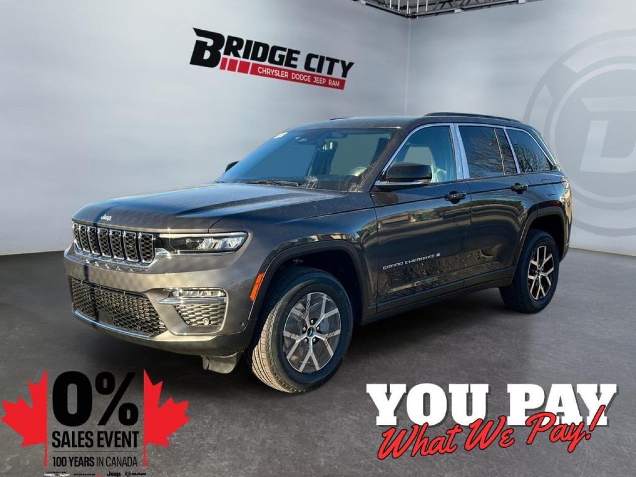 New 2025 Jeep Grand Cherokee Limited Heated and Cooled Front Seats for sale in Lethbridge, AB