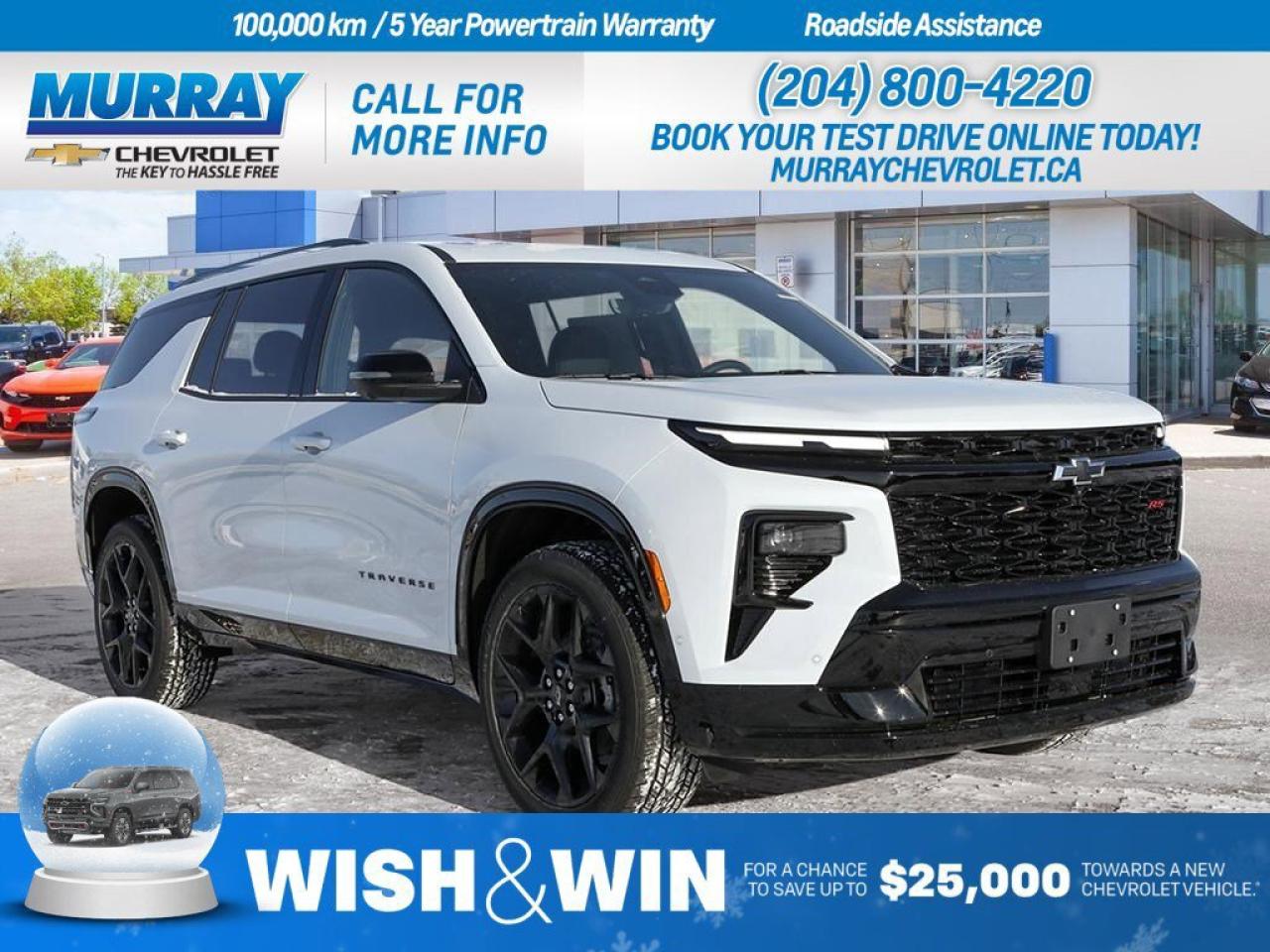 New 2026 Chevrolet Traverse RS for sale in Winnipeg, MB