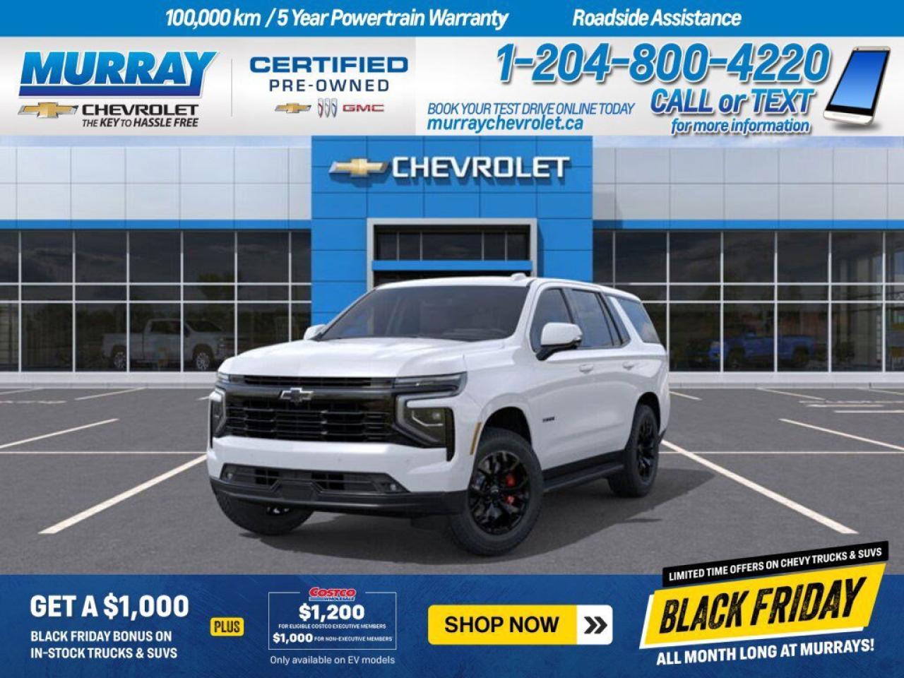 New 2026 Chevrolet Tahoe RST for sale in Winnipeg, MB