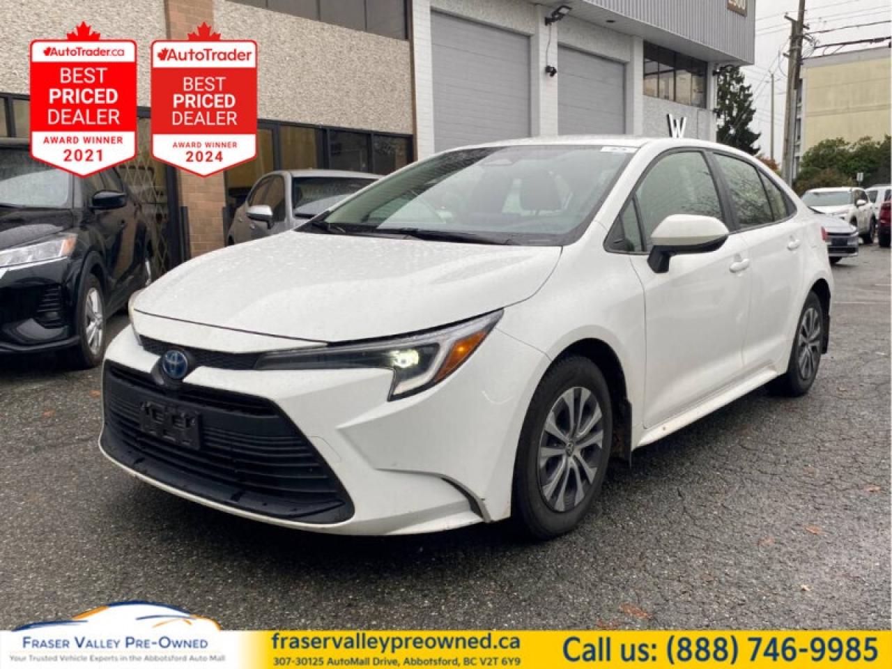 Used 2023 Toyota Corolla Hybrid LE  Local BC | No Accidents| CarPlay for sale in Abbotsford, BC