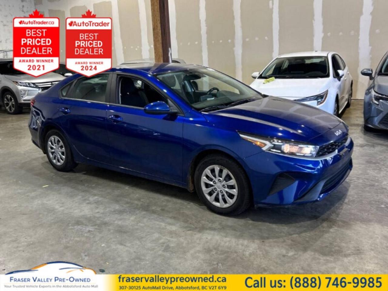 Used 2023 Kia Forte LX  Clean, Local, CarPlay Navigation, Heated Seats for sale in Abbotsford, BC