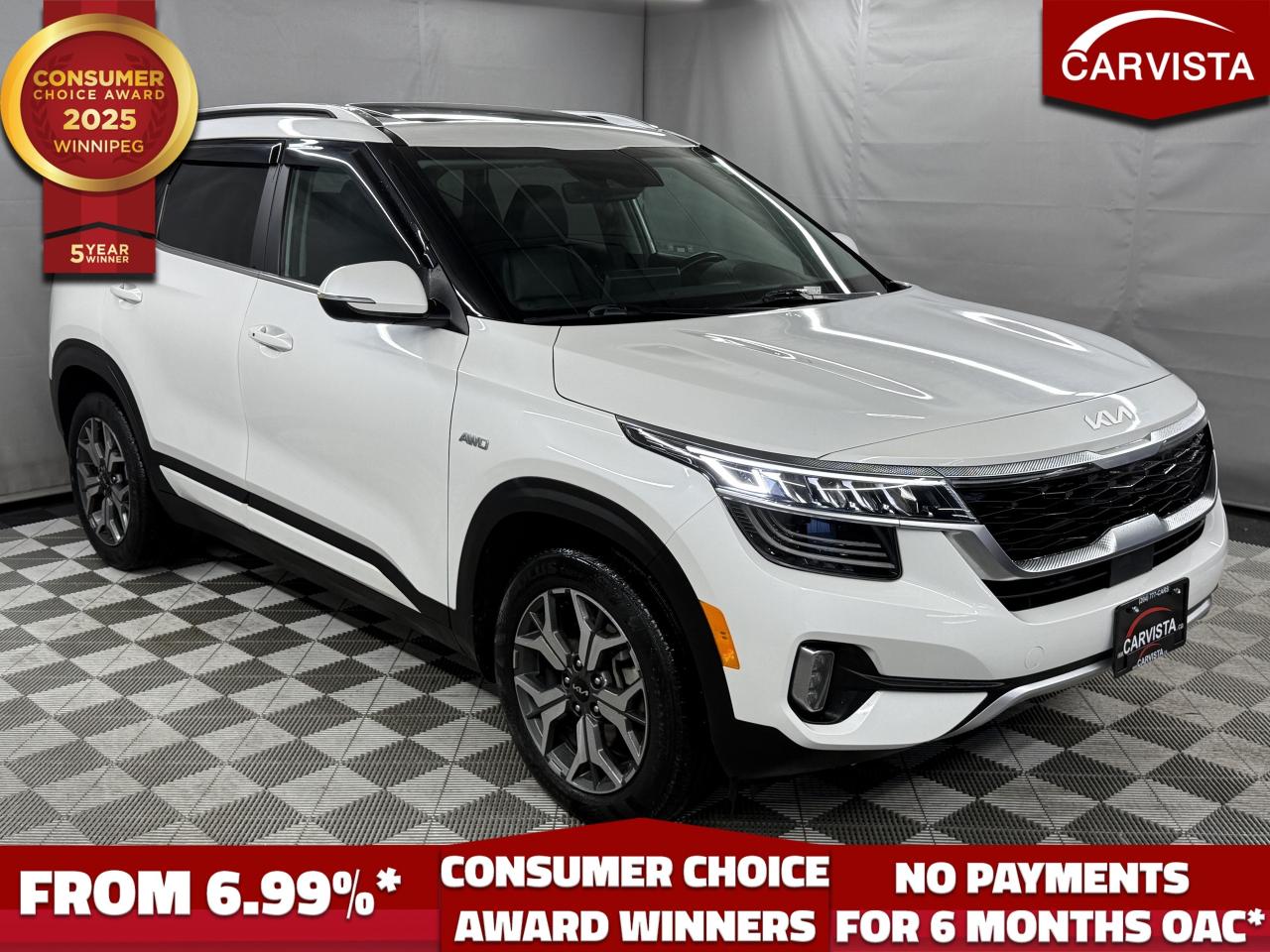 Used 2023 Kia Seltos EX Premium AWD -SUNROOF for sale in Winnipeg, MB