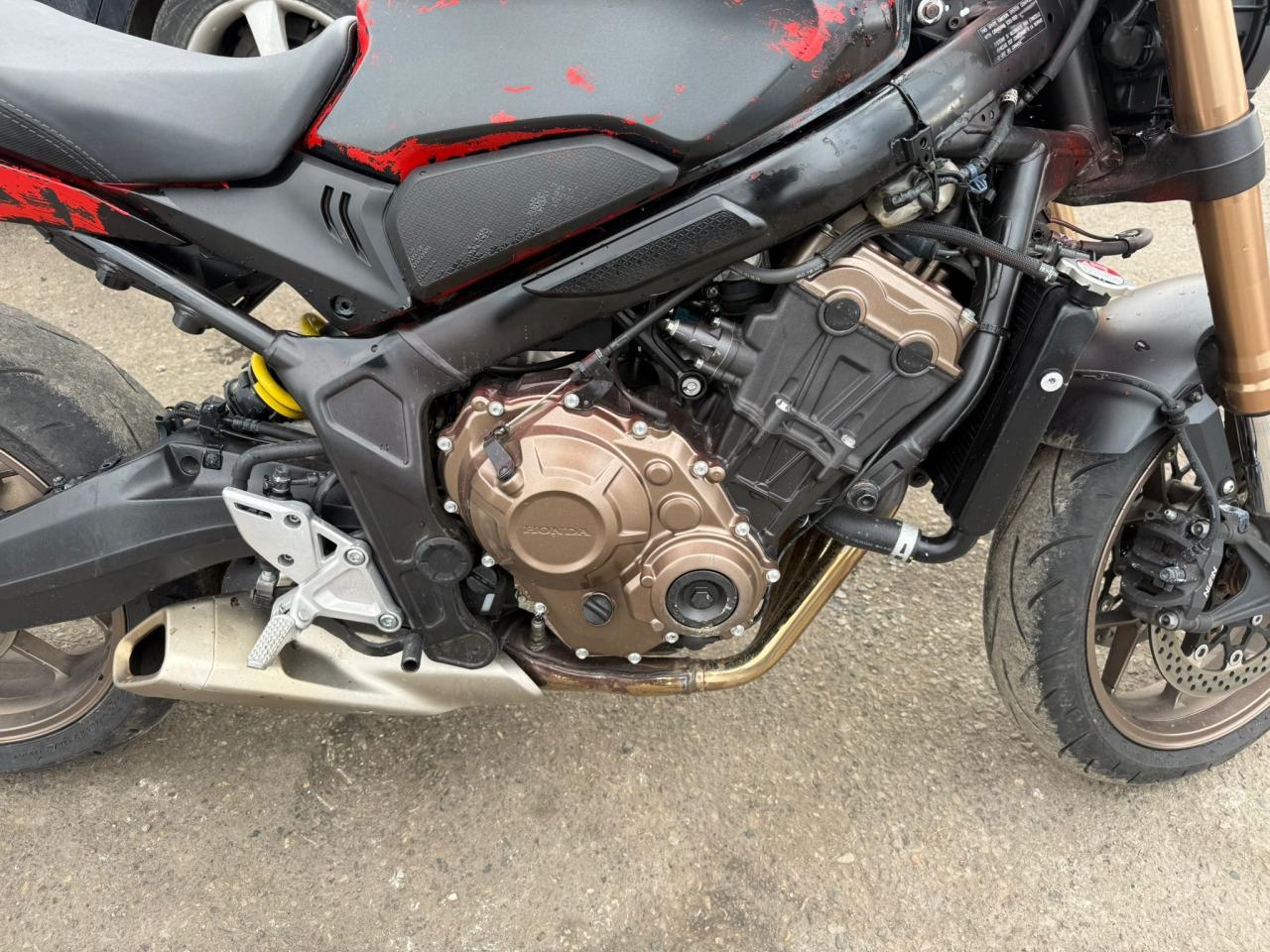 2022 Honda CB650F CB650R, STREETFIGHTER, 4CYL, THEFT RECOVERY, AS IS - Photo #4