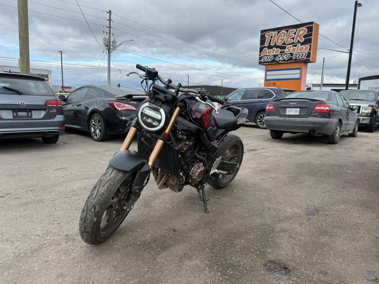 Used 2022 Honda CB650F CB650R, STREETFIGHTER, 4CYL, THEFT RECOVERY, AS IS for sale in London, ON