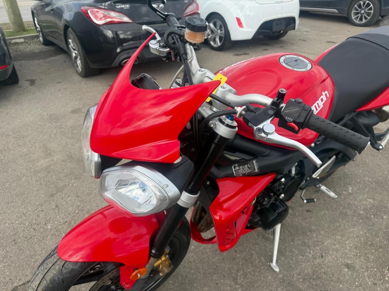 2012 Triumph Speed Triple R STREET FIGHTER, SPORT BIKE, 3 CYL, LIGHT DAMAGE - Photo #14