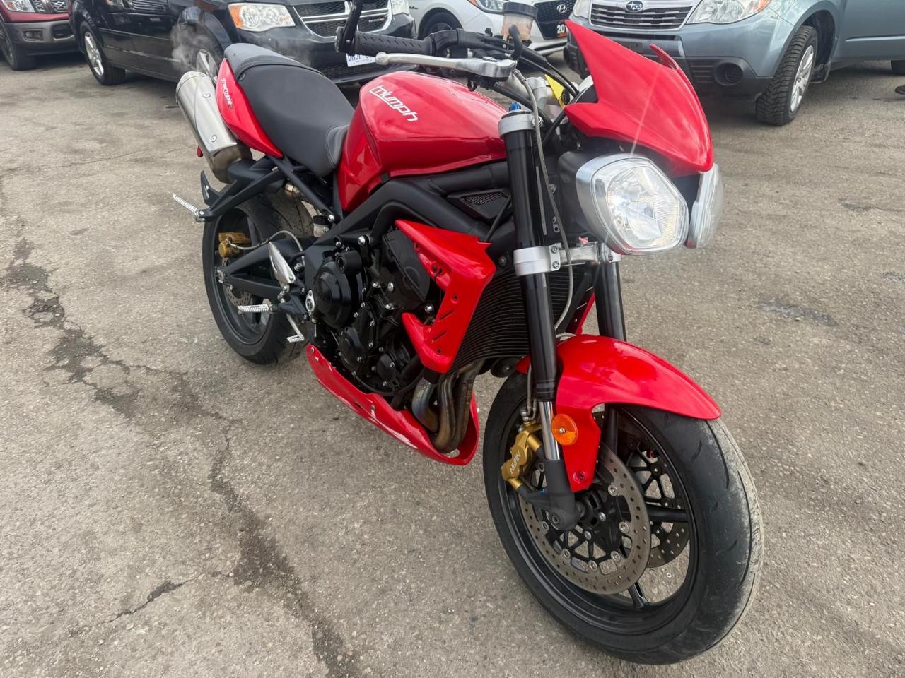 2012 Triumph Speed Triple R STREET FIGHTER, SPORT BIKE, 3 CYL, LIGHT DAMAGE - Photo #10