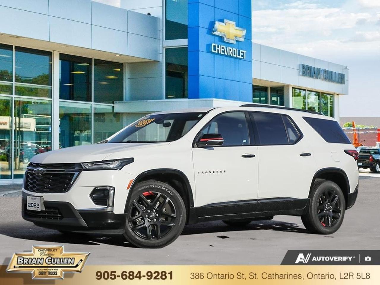 Used 2022 Chevrolet Traverse Premier AWD 4dr Premier for sale in St Catharines, ON