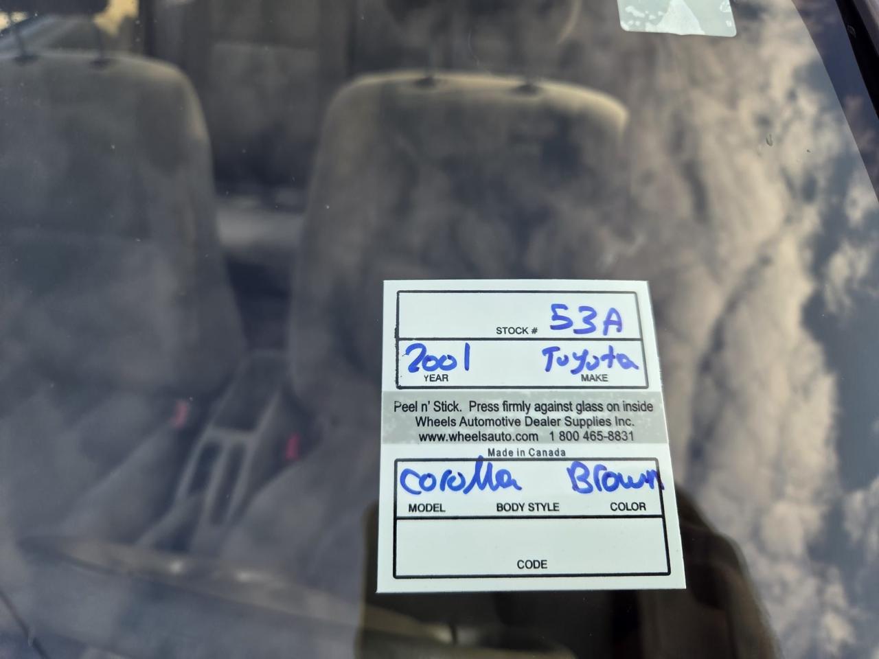 2001 Toyota Corolla CE, AUTO, LOW KMS, ONLY 61KMS, OILED, CERTIFIED - Photo #18