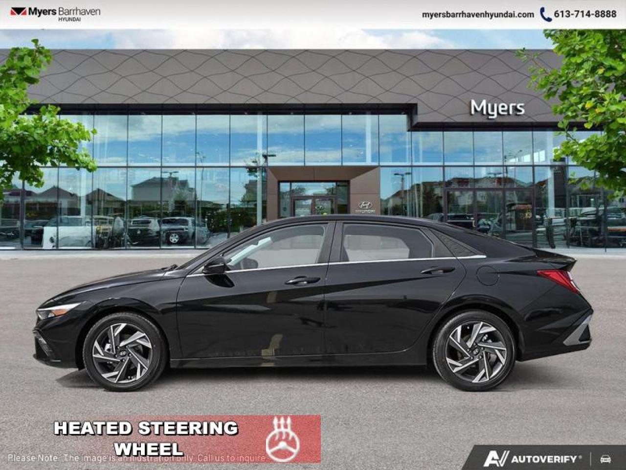 2025 Hyundai Elantra Hybrid Luxury DCT  - Premium Audio - $234 B/W Photo2