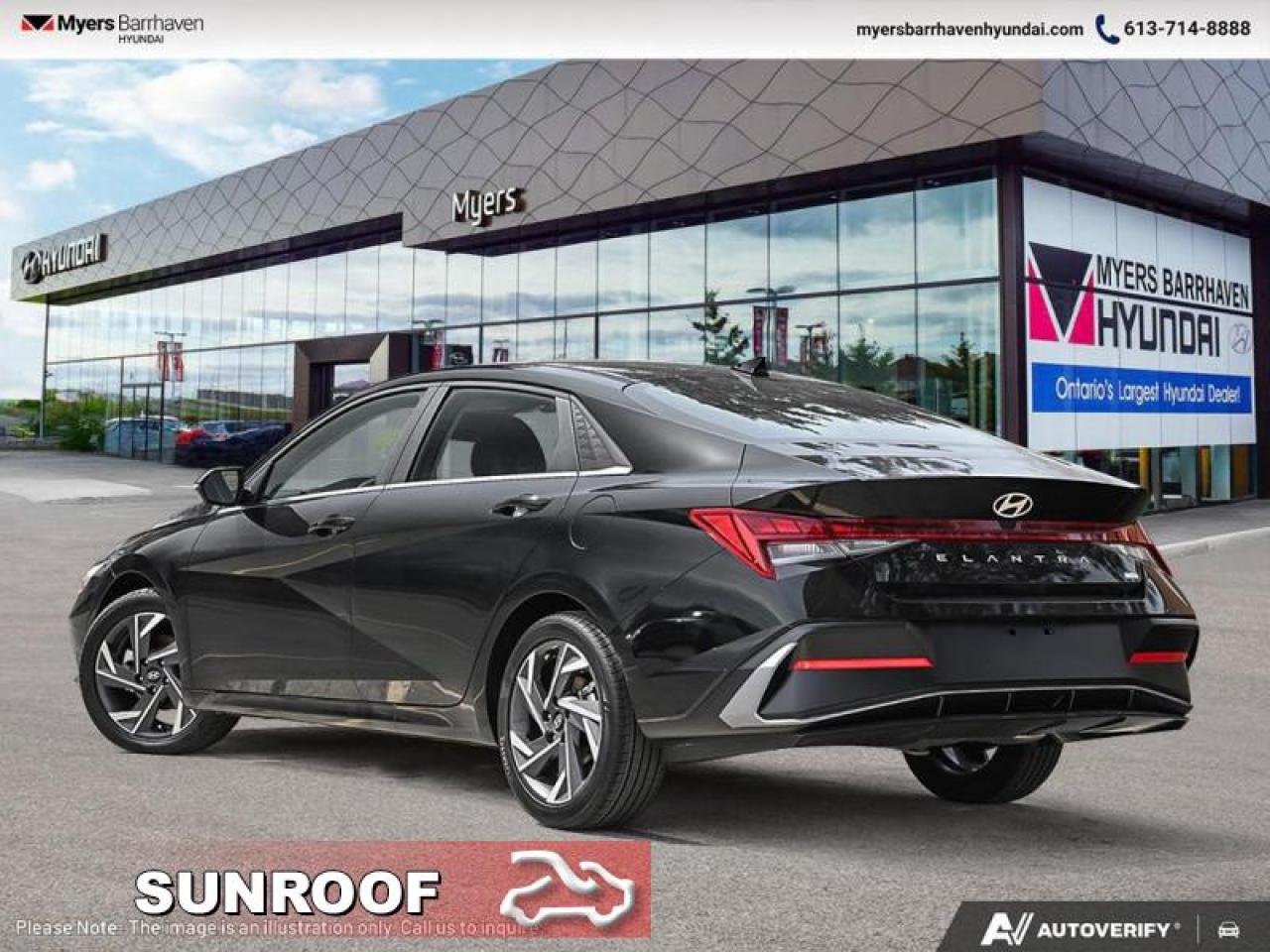 2025 Hyundai Elantra Hybrid Luxury DCT  - Premium Audio - $234 B/W Photo3