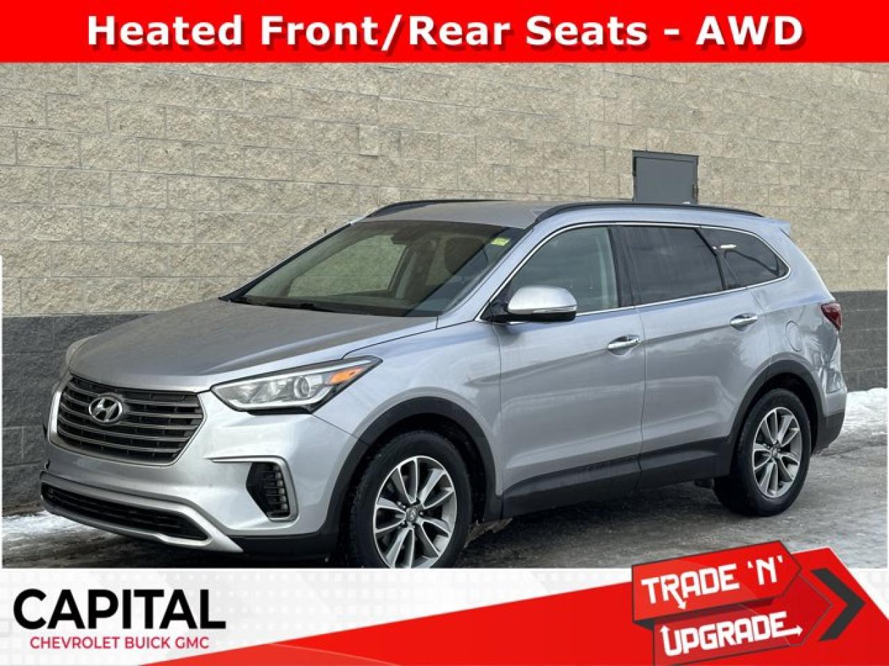 Recent Arrival!Ask for the Internet Department for more information or book your test drive today! Call 403-256-4960 for fast answers at your fingertips! Disclaimer: All prices are plus taxes. See dealer for details. AMVIC Licensed Dealer # B2020028.2018 Santa Fe XL 6-Speed Automatic with Shiftronic AWD Santa Fe XL Premium, AWD, Alloy wheels, Exterior Parking Camera Rear, Heated front seats, Heated steering wheel.