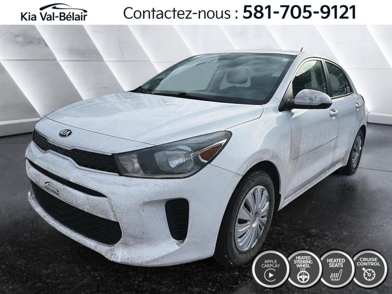 Used 2020 Kia Rio5 LX *A/C *CRUISE *CAMERA *CARPLAY *SIEGES CHAUFF for sale in Québec, QC