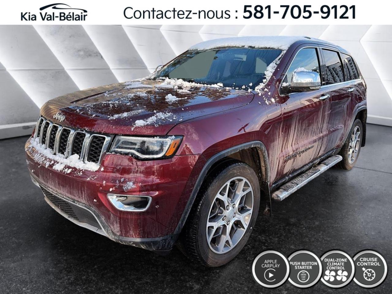 Used 2021 Jeep Grand Cherokee LIMITED *4X4 *V6 *293HP *CUIR *TOIT * for sale in Québec, QC
