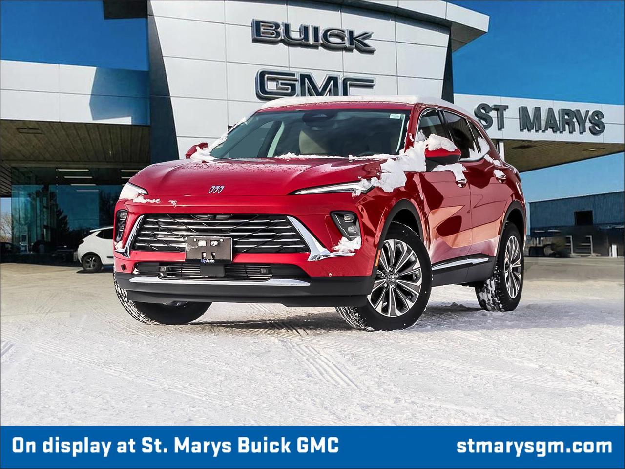 <h1>2026 Buick Envision - Preferred Trim</h1><p>The 2026 Buick Envision in the Preferred trim is a versatile and stylish compact SUV that expertly balances performance, comfort, and advanced technology. Here are some of its standout features:</p><ul><li>Powerful 2.0L Turbocharged 4-Cylinder Engine for agile performance</li><li>Brilliant Red exterior finish for a bold and eye-catching appearance</li><li>All-Wheel Drive capability for enhanced traction and control</li><li>Spacious and luxurious interior with premium upholstery</li><li>Advanced safety features including Forward Collision Alert and Lane Keep Assist</li><li>Infotainment system with an 8-inch touchscreen and smartphone integration</li><li>Heated front seats for added comfort on cooler days</li><li>Hands-free power liftgate for easy cargo access</li><li>Adaptive Cruise Control for a stress-free driving experience</li><li>Rear vision camera for improved parking and maneuvering</li></ul><h2>Performance</h2><p>At the heart of the Buick Envision Preferred is its robust 2.0L turbocharged engine, which delivers an impressive balance of power and efficiency. The advanced turbo technology provides lively acceleration and responsiveness, making it ideal for both city driving and long highway trips. The all-wheel-drive system ensures that you maintain control in various road conditions, offering peace of mind whether you're navigating wet or slippery surfaces.</p><h2>Exterior Design</h2><p>The Envision's Brilliant Red exterior color stands out with a polished, sophisticated look. The SUV features sleek lines and an elegant profile, complemented by LED daytime running lights that enhance visibility and modern aesthetics. Its bold front grille and aerodynamic design not only contribute to its striking appearance but also improve fuel efficiency.</p><h2>Interior Comfort</h2><p>Inside the Buick Envision, you will find a spacious cabin designed for comfort and usability. The Premium materials of the upholstery exude luxury, while the thoughtfully designed layout ensures that controls and features are easily accessible. With ample legroom and cargo space, passengers can enjoy a comfortable ride on both short trips and long journeys.</p><h2>Technology and Infotainment</h2><p>The 2026 Envision is equipped with an intuitive infotainment system that includes an 8-inch touchscreen interface, Bluetooth connectivity, Apple CarPlay, and Android Auto capabilities. This integration allows you to stay connected easily while on the move. Additionally, the vehicle comes with multiple USB ports for convenient charging of devices and access to your favorite media.</p><h2>Safety Features</h2><p>Safety is a top priority in the Buick Envision, which is why it comes loaded with advanced driver-assistance technologies. The Forward Collision Alert helps to prevent accidents by warning you of impending collisions, while Lane Keep Assist provides gentle steering corrections if you unintentionally drift out of your lane. These features, among others, offer enhanced security for you and your passengers.</p><p>In summary, the 2026 Buick Envision Preferred trim combines performance, safety, and sophistication into a compact SUV perfectly suited for modern-day driving needs. With its stylish design and advanced features, the Envision offers an exceptional driving experience that is both enjoyable and rewarding.</p>