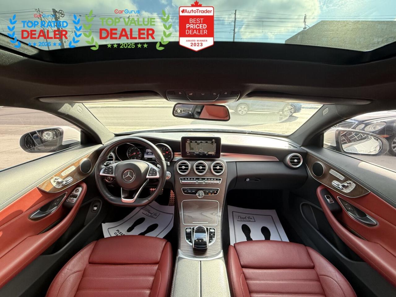 2017 Mercedes-Benz C-Class 300 //AMG PKG | RED LEATHER | PANO | LOADED Photo