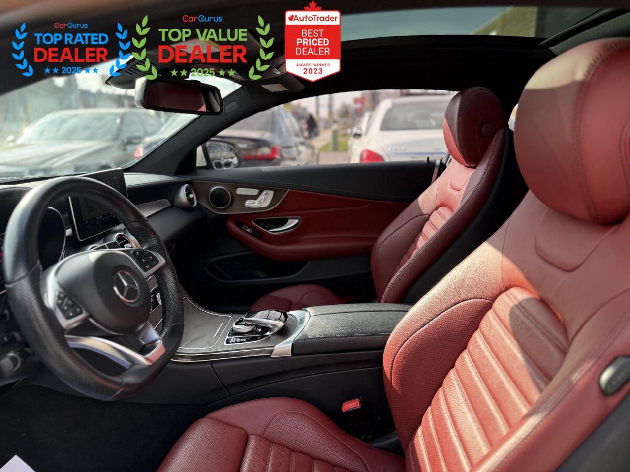 2017 Mercedes-Benz C-Class 300 //AMG PKG | RED LEATHER | PANO | LOADED Photo