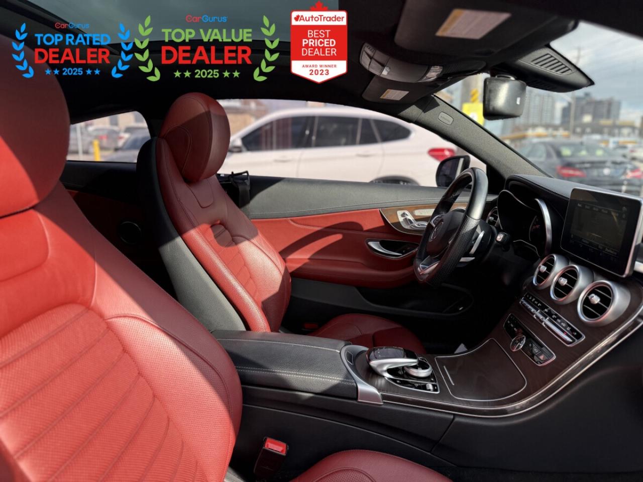 2017 Mercedes-Benz C-Class 300 //AMG PKG | RED LEATHER | PANO | LOADED Photo