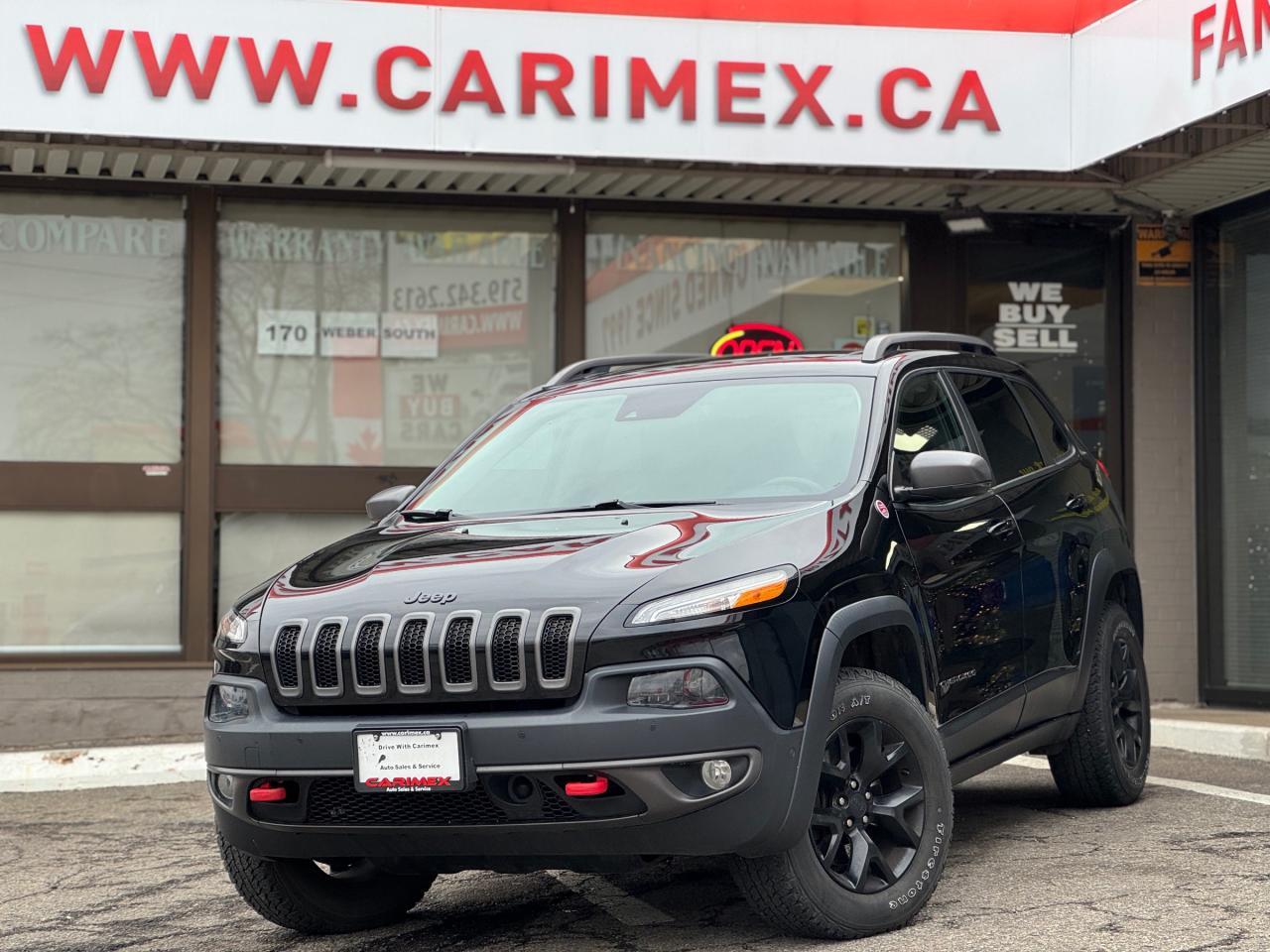 Used 2017 Jeep Cherokee Trailhawk One Owner | Loaded | Dealer Serviced for sale in Waterloo, ON