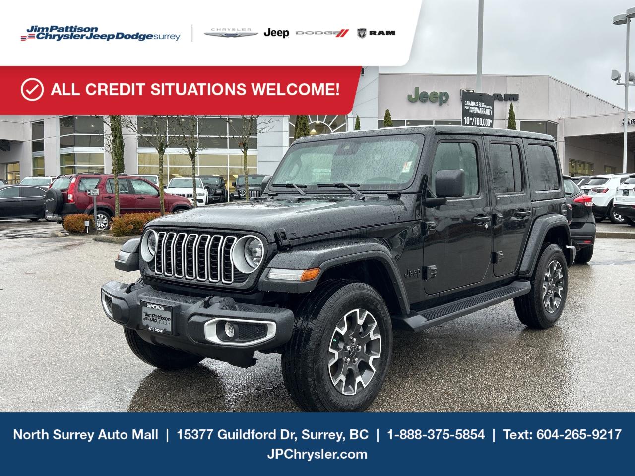 New 2025 Jeep Wrangler 4-Door Sahara for sale in Surrey, BC
