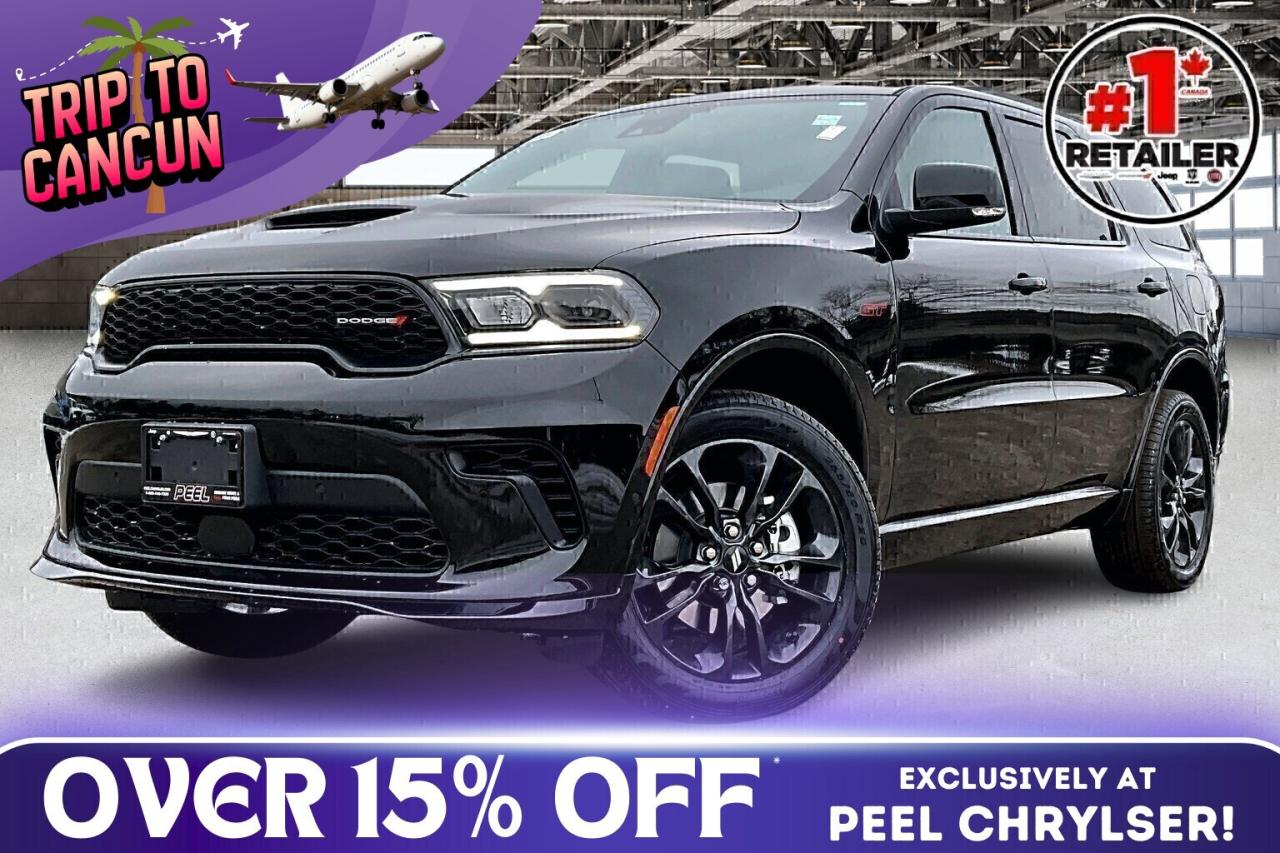 Get a Roundtrip Airfare and 3 Night Accommodation included for Two (2) people with ANY New Car Purchase at Advertised Price*Engage & Explore with Peel Chrysler, Canadas #1 Stellantis FCA Retailer, 9 years in a row! Whether youre inquiring about our latest offers and specials on New or Used Cars, Trucks, SUVS, or seeking guidance, 1-866-652-6197 connects you directly. Dive deeper online or connect with our team to navigate your automotive journey seamlessly. WE TAKE ALL TRADES & CREDIT. WE SHIP ANYWHERE IN CANADA! OUR TEAM IS READY TO SERVE YOU 7 DAYS! *FREE CarFax (click the link above to check it out at no cost to you!)* ______________________________________________________ Peel Chrysler A Trusted Destination: Based in Mississauga, Port Credit, Ontario, we proudly serve customers from all corners of Ontario and Canada including Toronto, Oakville, North York, Richmond Hill, Ajax, Hamilton, Niagara Falls, Brampton, Thornhill, Scarborough, Vaughan, London, Windsor, Cambridge, Kitchener, Waterloo, Brantford, Sarnia, Pickering, Huntsville, Milton, Woodbridge, Maple, Aurora, Newmarket, Orangeville, Georgetown, Stouffville, Markham,