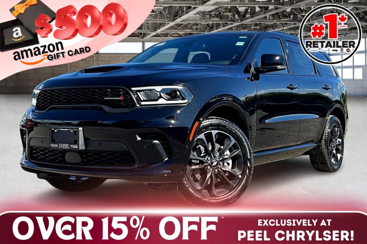 New 2026 Dodge Durango GT PLUS AWD | Leather | Sunroof | Blacktop | 4x4 for sale in Mississauga, ON