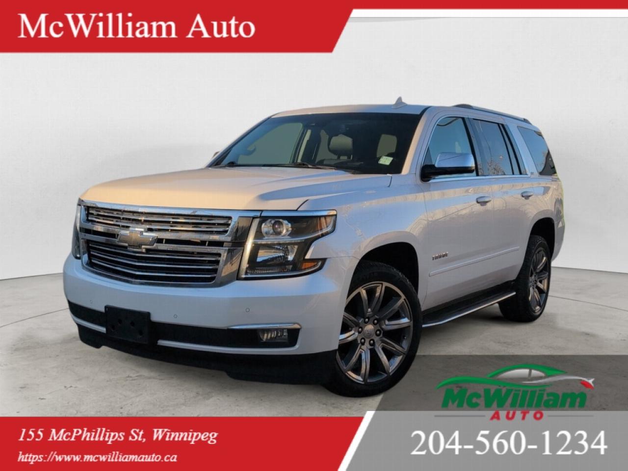 Used 2016 Chevrolet Tahoe LTZ 4x4 |HUD | HTD & VENT STS | TRAILER BRAKE CONTROLLER | for sale in Winnipeg, MB