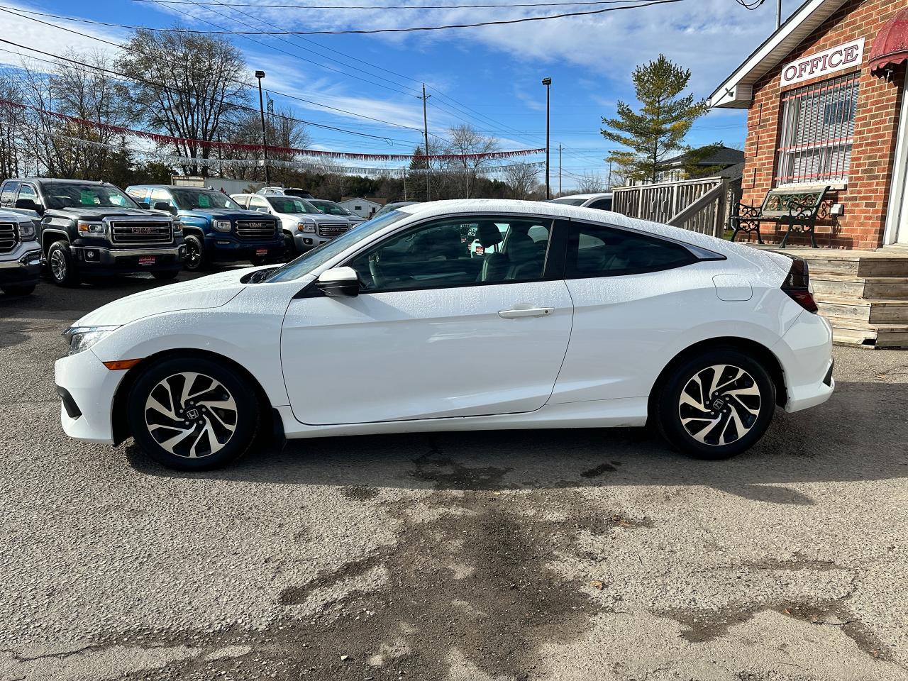 2016 Honda Civic LX 2DR HTD-Cloth CarPlay FM A/C BackupCam Alloys Photo2