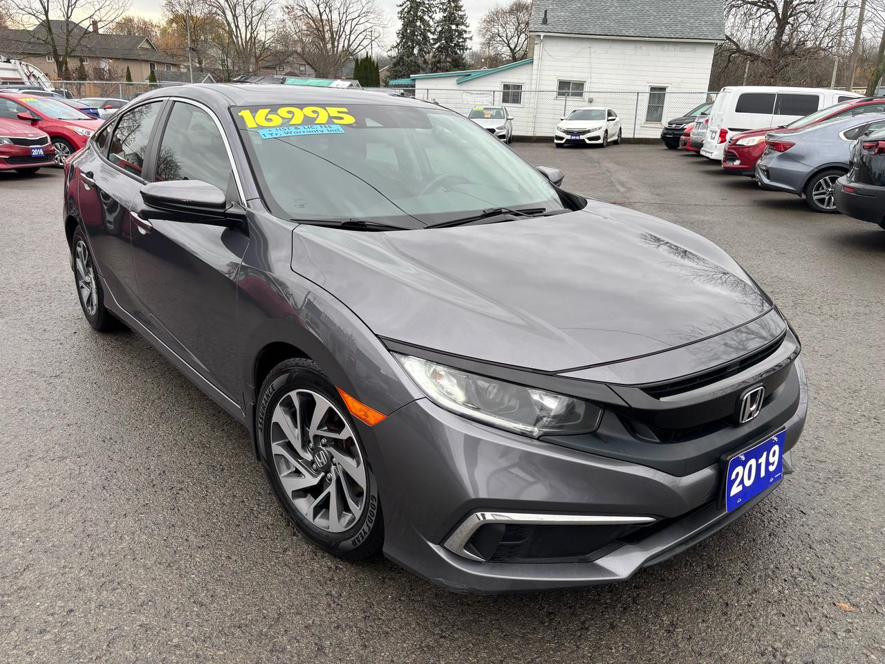 2019 Honda Civic EX, Sunroof, Alloys, Lane Departure Alert,