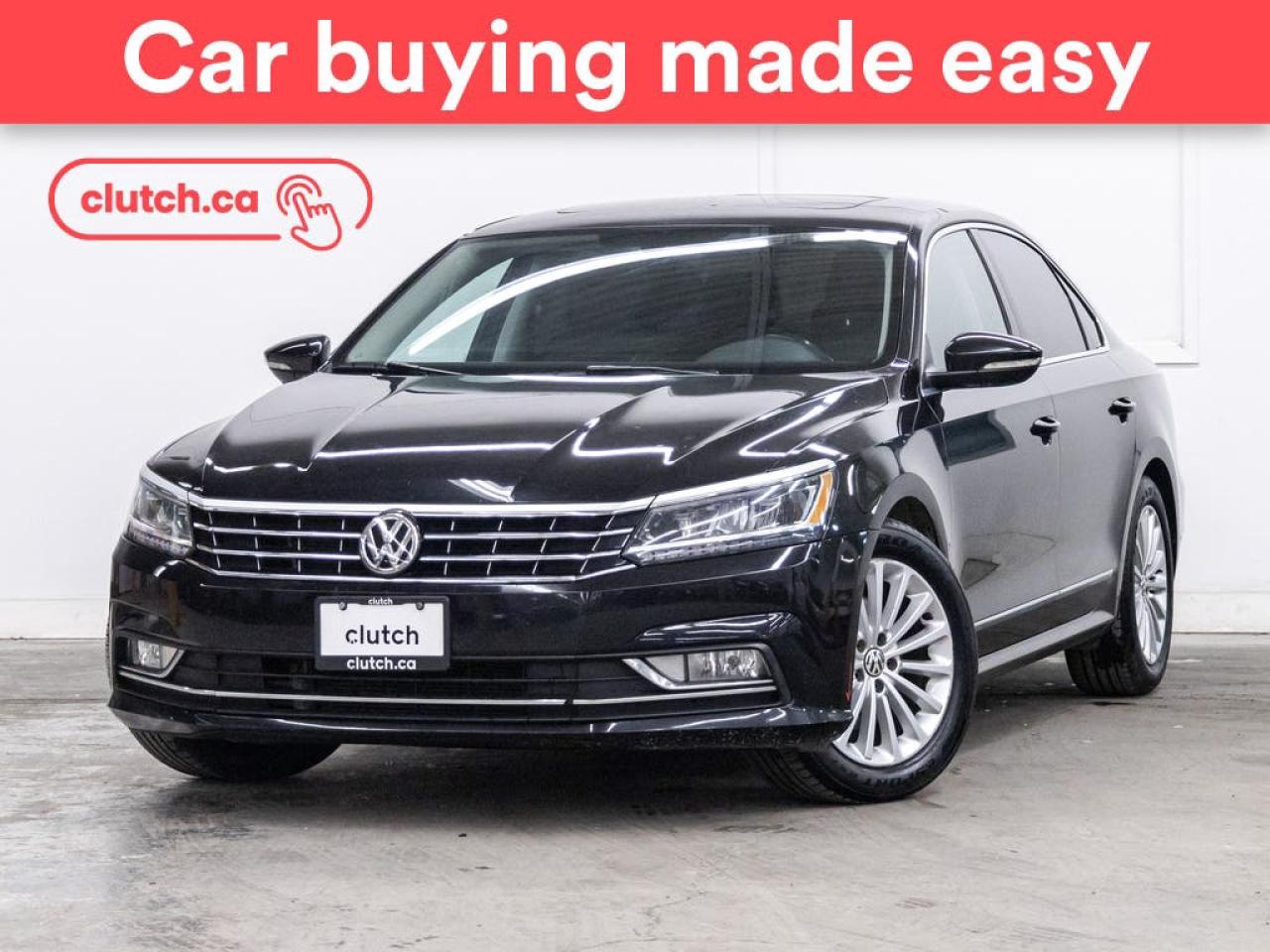 Used 2017 Volkswagen Passat Comfortline w/ Apple CarPlay & Android Auto, Navigation, Power Sunroof for sale in Toronto, ON