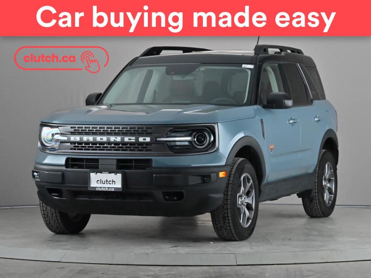 Used 2024 Ford Bronco Sport Badlands 4x4 w/ Apple CarPlay, Heated Front Seats, Rearview Cam for sale in Toronto, ON