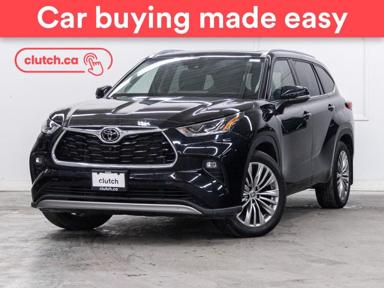 Used 2022 Toyota Highlander Platinum AWD w/ Apple CarPlay & Android Auto, Heated Front Seats, Rearview Camera for sale in Toronto, ON