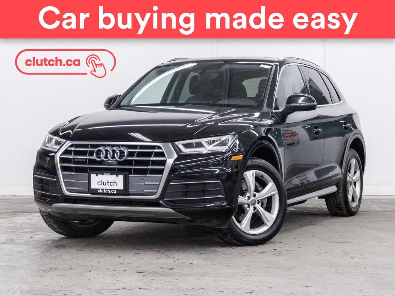Used 2019 Audi Q5 45 Progressiv AWD w/ Apple CarPlay & Android Auto, Heated Front Seats, Rearview Camera for sale in Toronto, ON