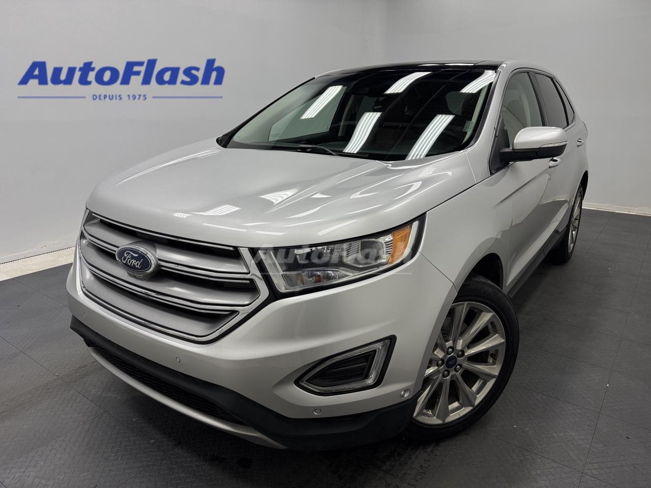 Used 2017 Ford Edge TITANIUM, AWD, CARPLAY, CAMERA, CUIR, TOIT PANO for sale in Saint-Hubert, QC
