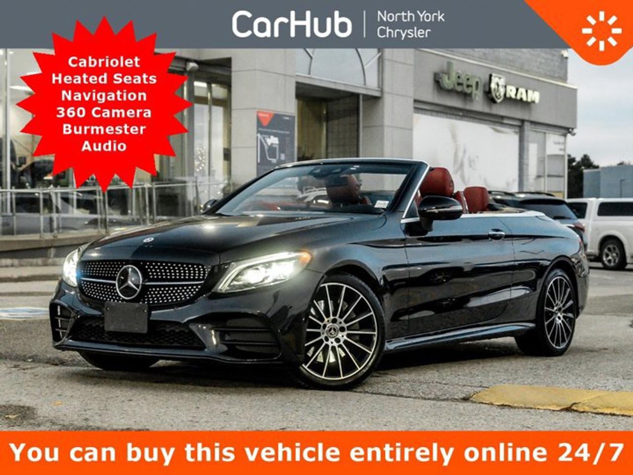 2021 Mercedes-Benz C-Class C 300 Cabriolet Heated Seats Navi 360 Camera Burmester Audio Photo